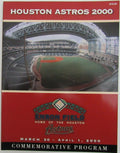 Houston Astros 2000 Enron Field First Games Commemorative Program 155705