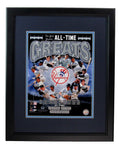 New York Yankees All-Time Greats 11x14 Lithograph Print UNSIGNED Framed 188778