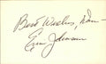 Ernie Johnson Orioles/Braves d.2011 Signed/Autographed 3x5 Index Card 162477