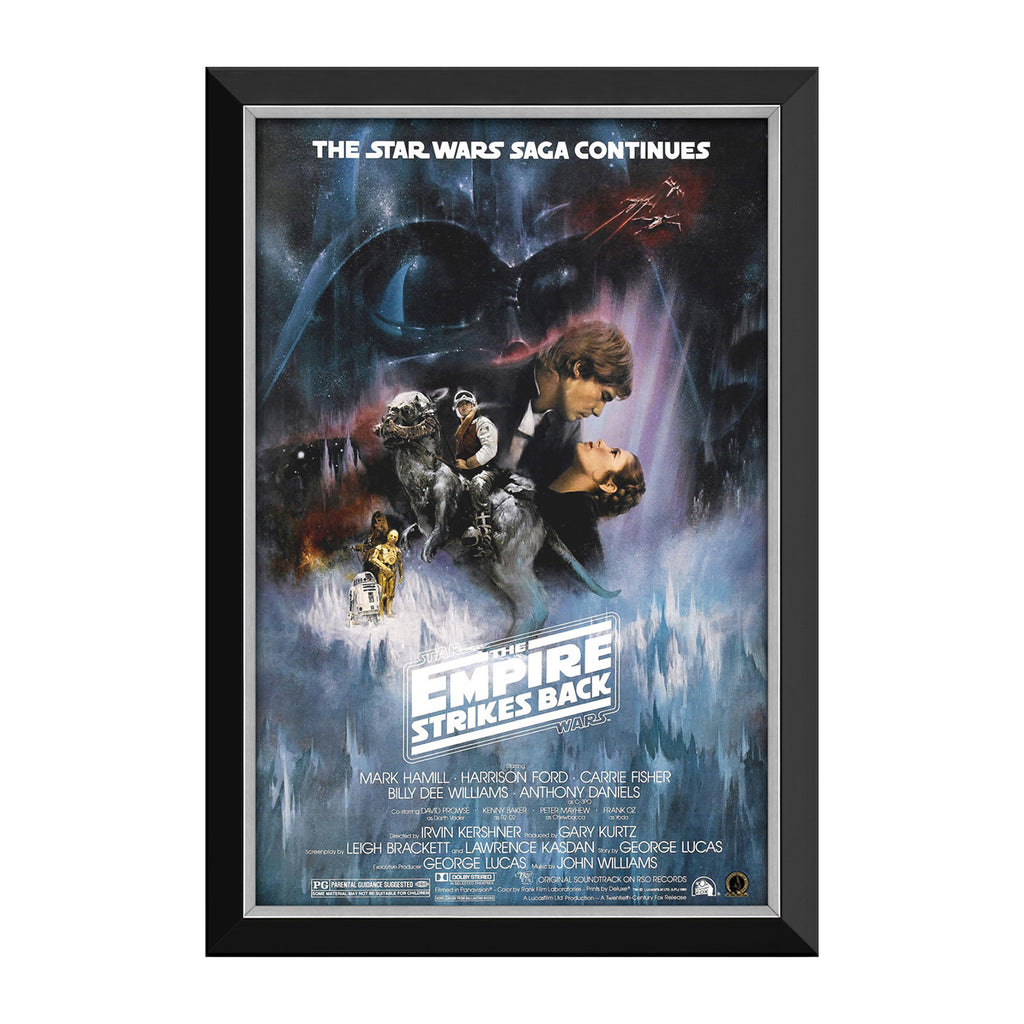 Star Wars Ep V The Empire Strikes Back // Movie Poster // Framed Canvas