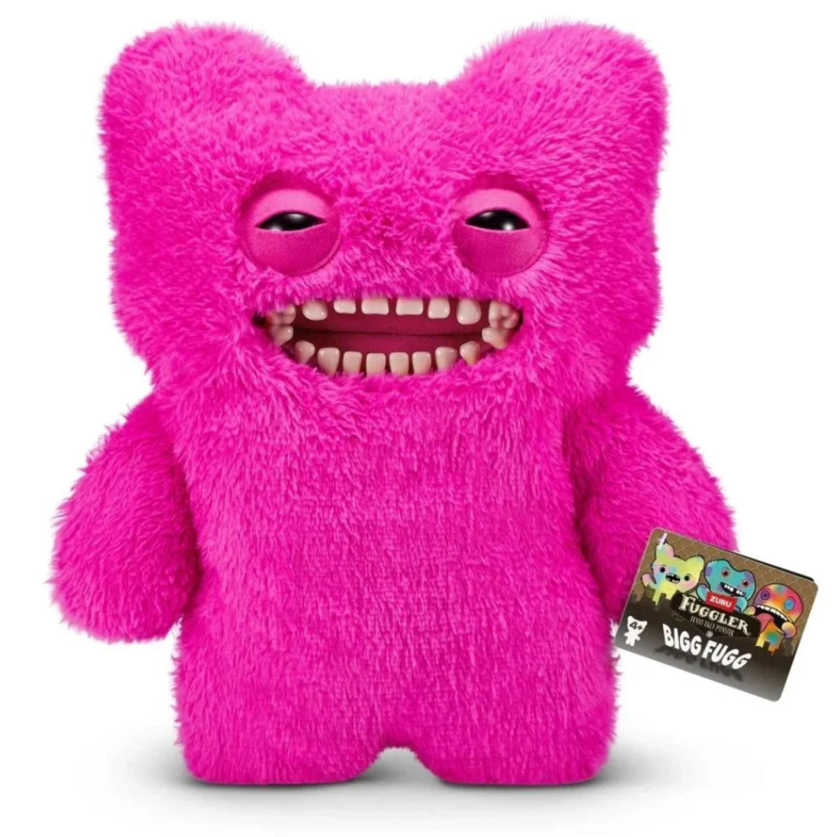 Zuru Fuggler Bigg Fuggs Mr Buttons Pink 18 inches Plush Toy