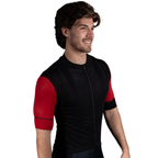 Alitios Men's Red/Black Timavis Wool Jersey