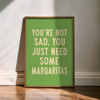 Margarita Humor Wall Art Home Decor Art Print
