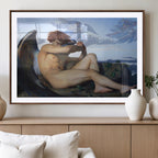 Fallen Angel Wall Art Canvas Print, Alexandre Cabanel Classic Art Reproduction