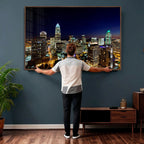 Atlanta Skyline Wall Art Canvas Print | Modern Cityscape
