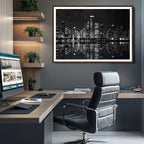 Chicago Wall Art Canvas Print