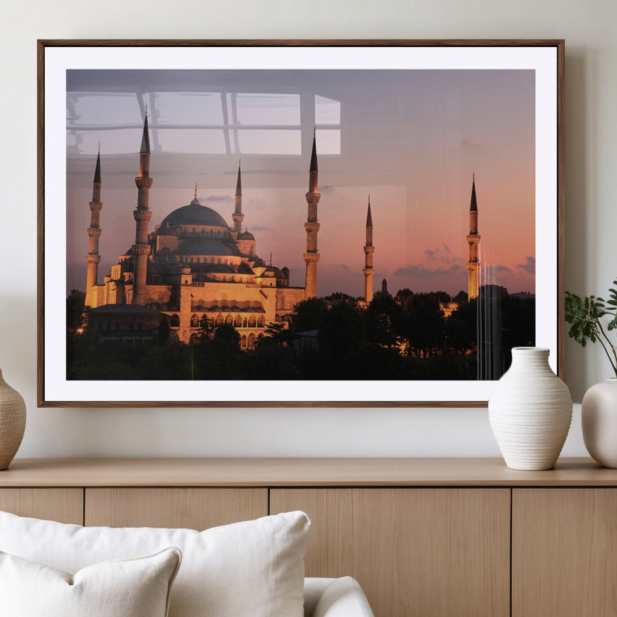 Wall Art Turkey Istanbul Skyline Canvas Print