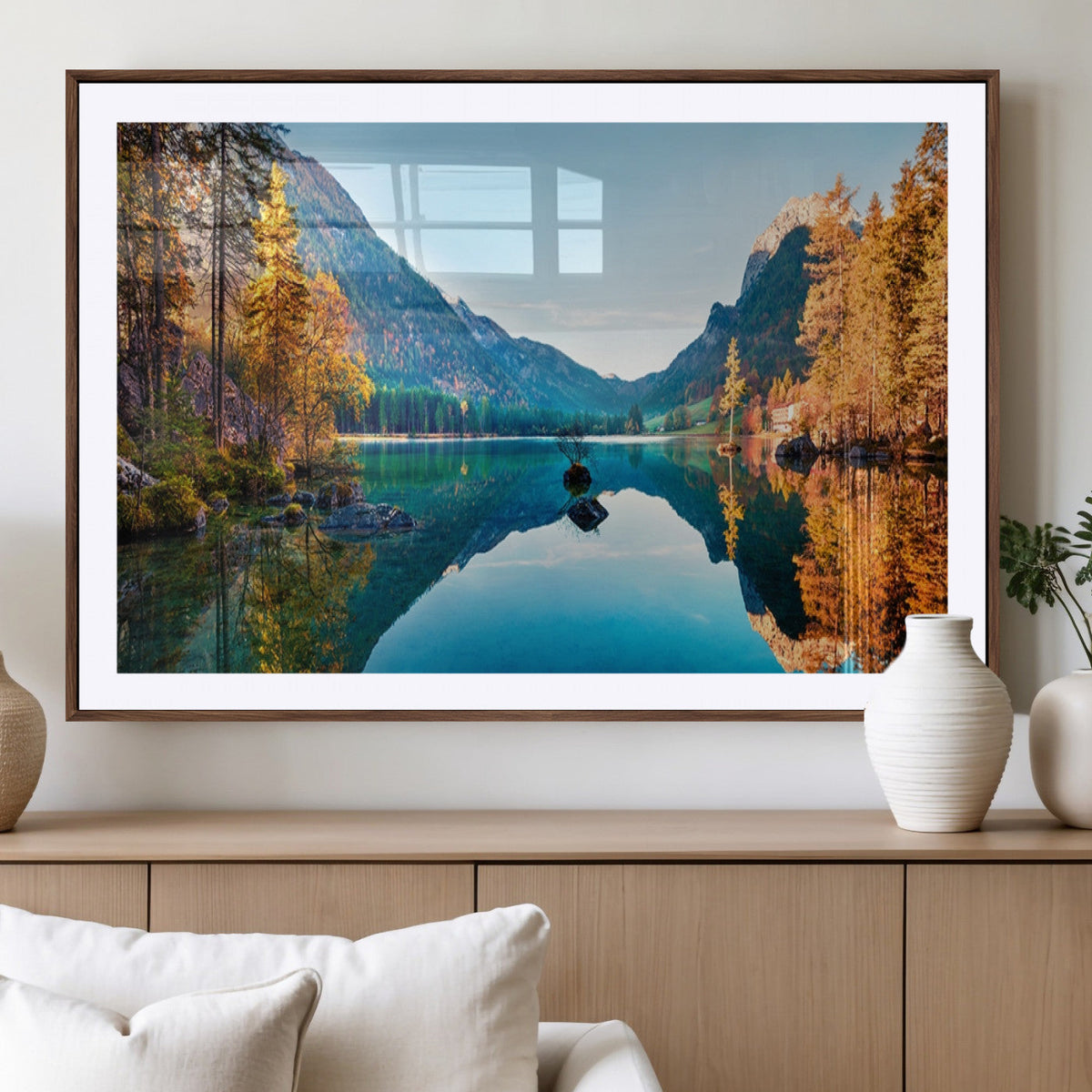 Fantastic Autumn Panorama Wall Art Canvas Print