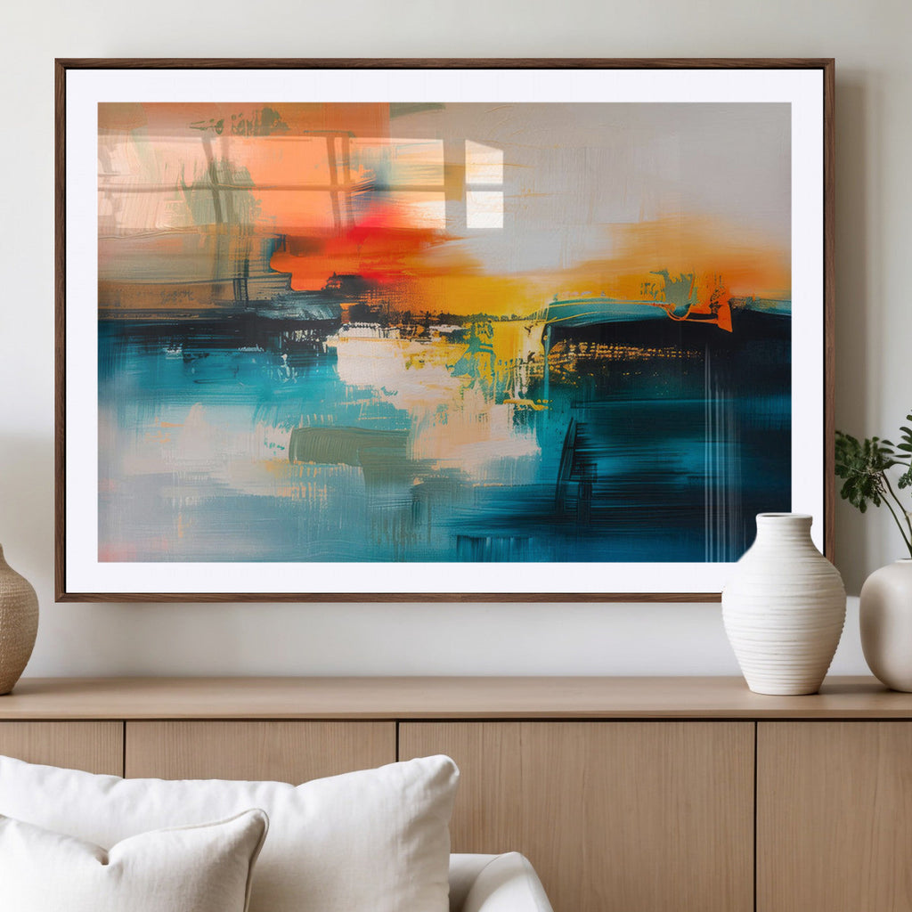 Colorful Abstract Wall Art | Bold Modern Canvas Print | Ready to Hang