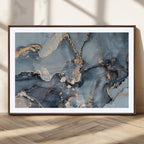 Multipanel Marble Fluid Effect Wall Art Abstract Canvas Wall Art Print