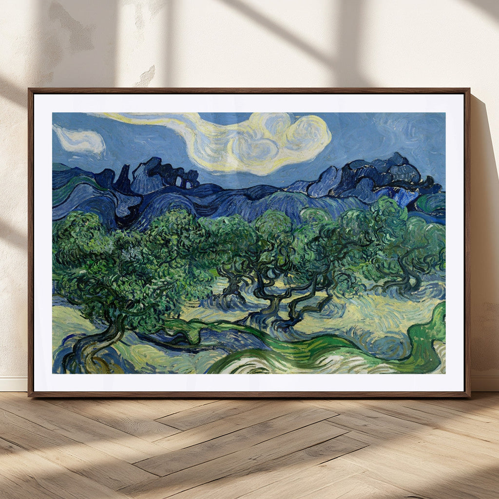 Olive Trees Van Gogh Wall Art Canvas Print