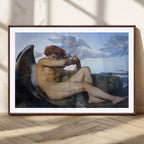 Fallen Angel Wall Art Canvas Print, Alexandre Cabanel Classic Art Reproduction