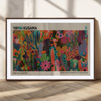 Framed Yayoi Kusama 1986 Wall Art Print | Japanese Wall Art, Wabi Sabi Abstract Landscape