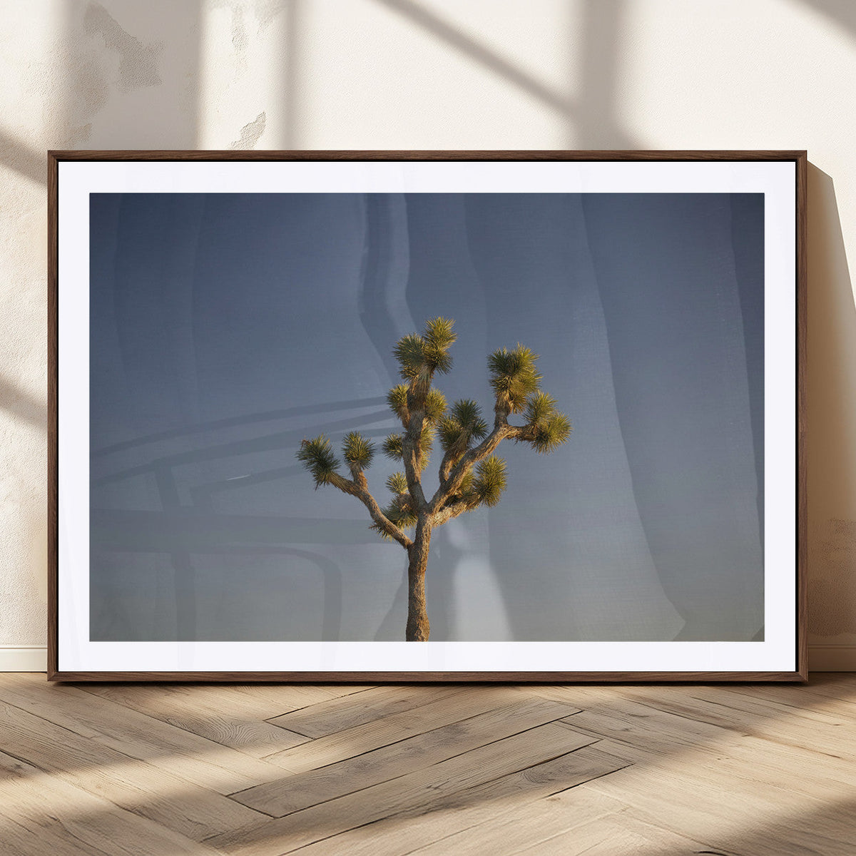 Joshua Tree Wall Art Canvas Print, Framed Southwestern Desert Landscape