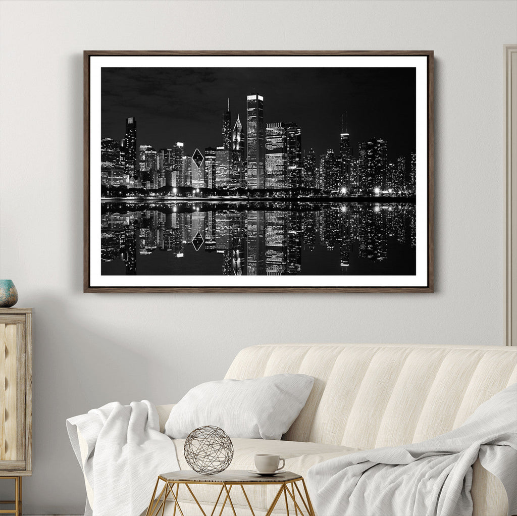 Chicago Wall Art Canvas Print