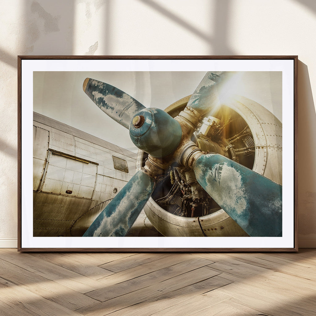 Vintage Airplane Canvas Print