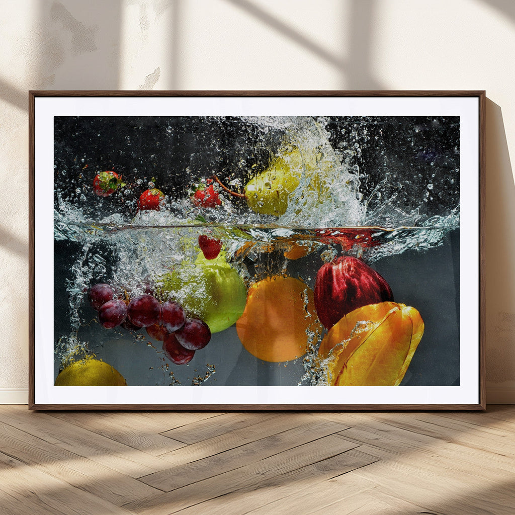 Kitchen Vegetables World Wall Art Canvas Print