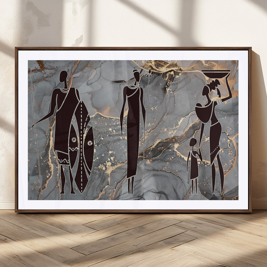 African American Wall Art | Elegant African Women Canvas Print