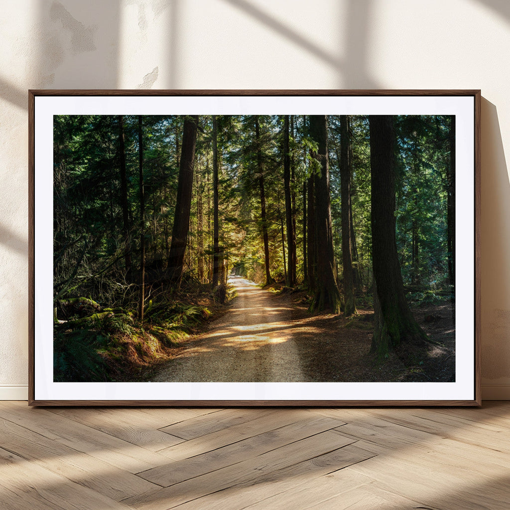 Natural Landscape Wall Art Relaxing Forest Canvas Print