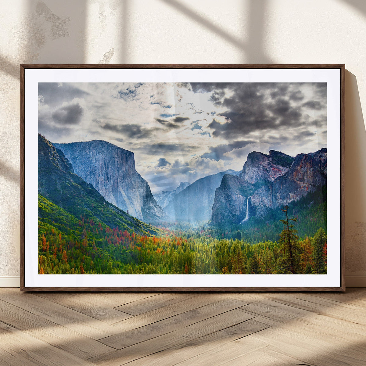 Yosemite Park Half Dome 3 Panel Canvas Print | Large Giclée Landscape Wall Art