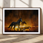 Horse Wall Art Canvas Print, Multi Panel Animal Canvas Print