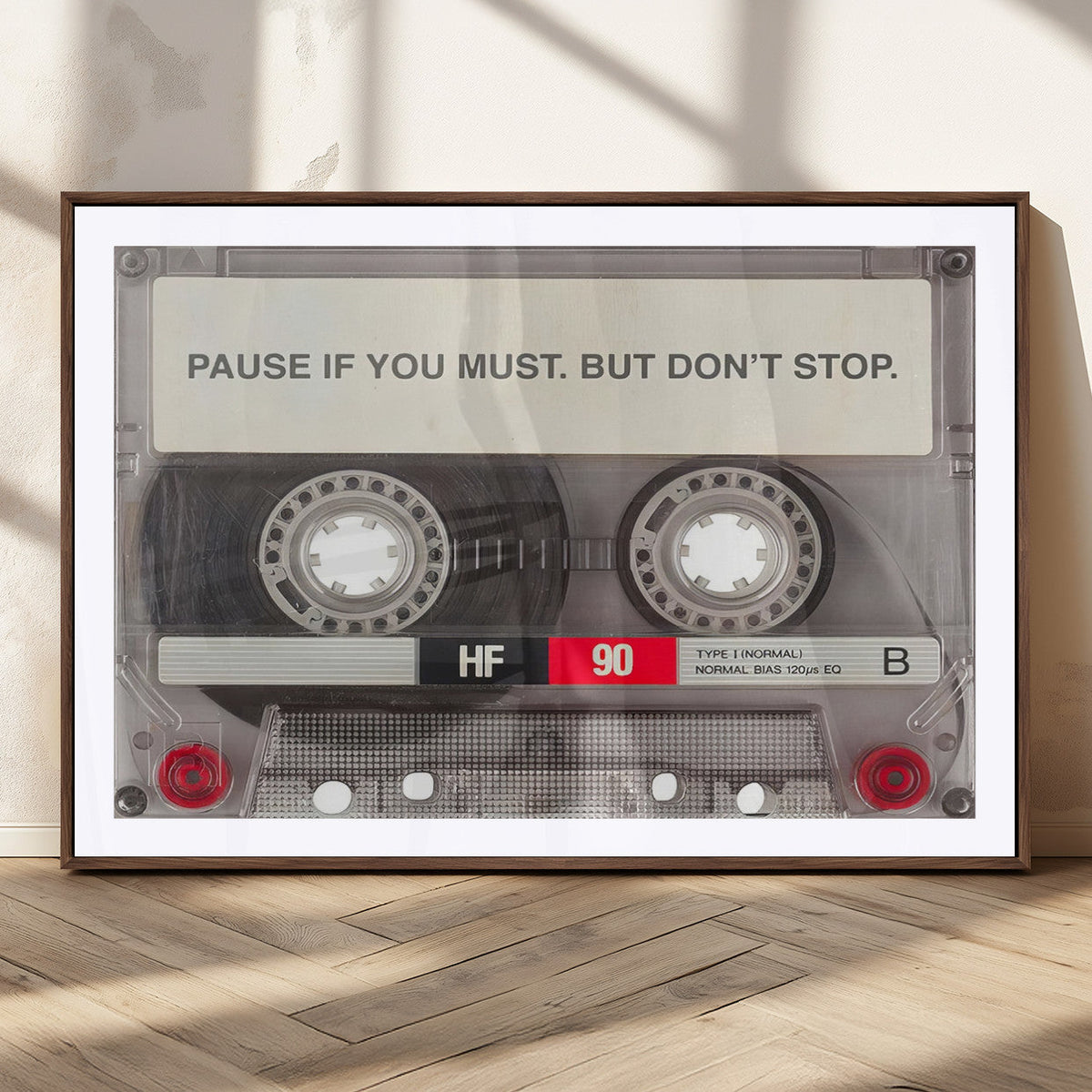 Music Cassette Iconic Wall Art Canvas Print