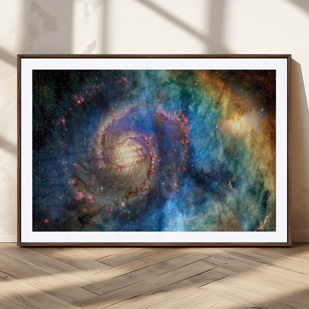 Spiral Galaxy Wall Art Canvas Print