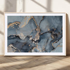 Multipanel Marble Fluid Effect Wall Art Abstract Canvas Wall Art Print