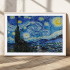Vincent Van Gogh The Starry Night Abstract Wall Art Canvas Print