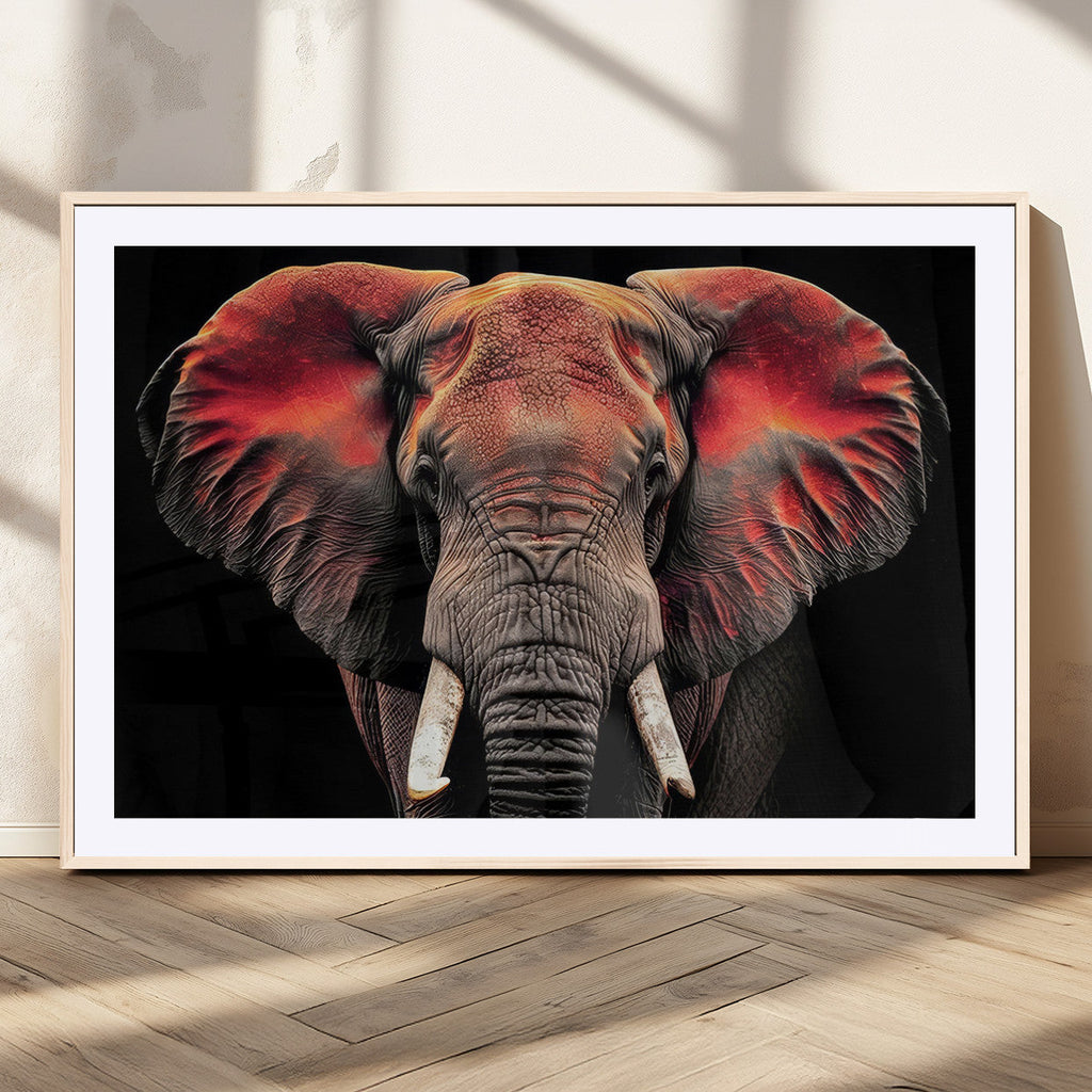 Elephant Wall Art Canvas Print
