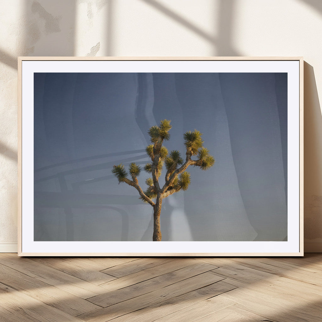 Joshua Tree Wall Art Canvas Print, Framed Southwestern Desert Landscape