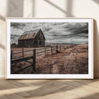 Rustic Weathered Barn Wall Art Canvas Print