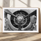 Vintage Airplane Wall Art Canvas Print