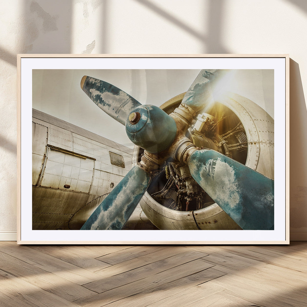 Vintage Airplane Canvas Print