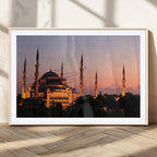 Wall Art Turkey Istanbul Skyline Canvas Print