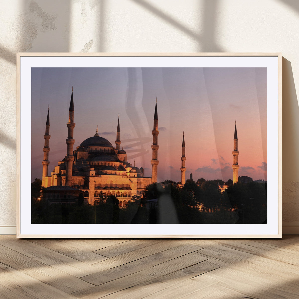Wall Art Turkey Istanbul Skyline Canvas Print