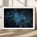 Forest and Stars Wall Art Canvas Print