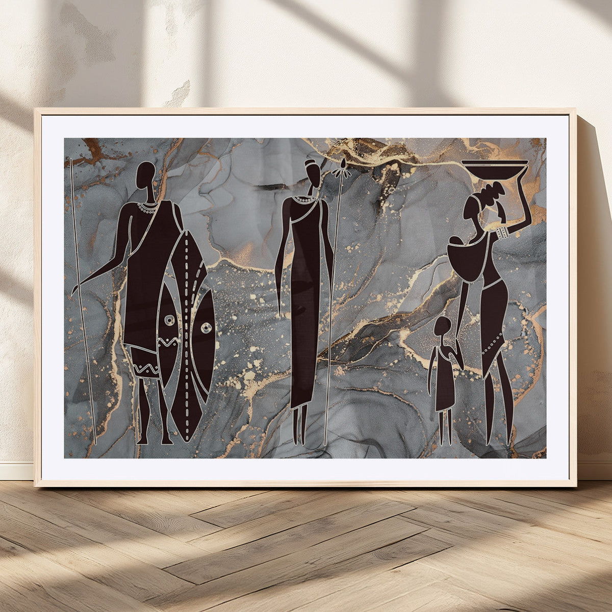 African American Wall Art | Elegant African Women Canvas Print
