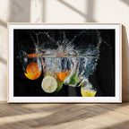 Kitchen Wall Art, Kitchen Fruits Art Canvas Print