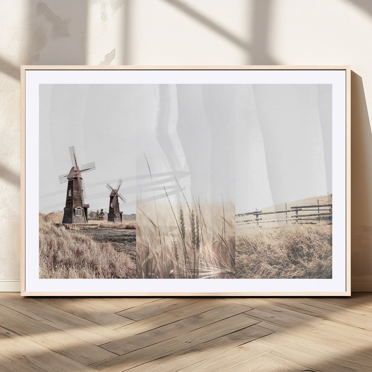 Farm Prints, Set of 6 Farmhouse Wall Art Canvas, Country House Decor
