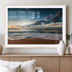 Ocean Beach Wall Art Canvas Print Sunset Artwork Print