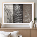 Minimalist Botanical Wall Art Canvas Print, Framed and Ready to Hang