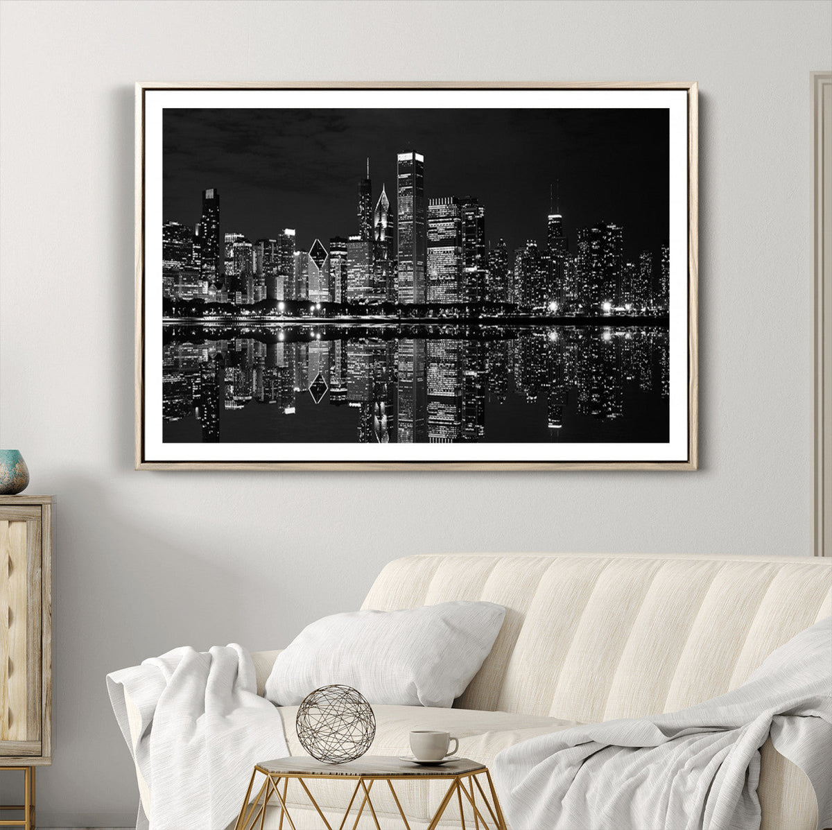 Chicago Wall Art Canvas Print