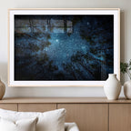 Forest and Stars Wall Art Canvas Print