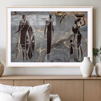 African American Wall Art | Elegant African Women Canvas Print