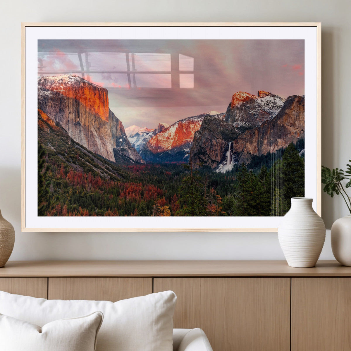 Yosemite Half Dome Wall Art Canvas Print El Capitan