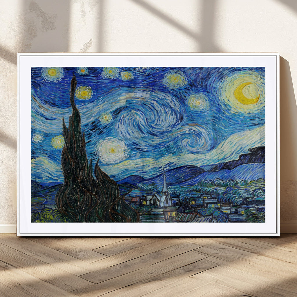Vincent Van Gogh The Starry Night Abstract Wall Art Canvas Print