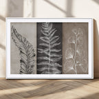 Minimalist Botanical Wall Art Canvas Print, Framed and Ready to Hang
