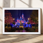 Disney Castle Wall Art | Framed Magic Kingdom Canvas