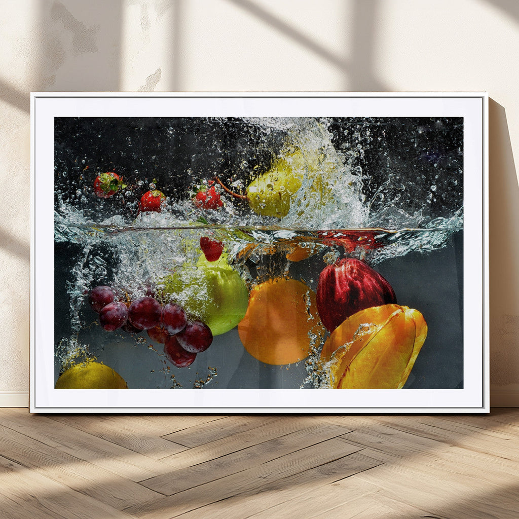 Kitchen Vegetables World Wall Art Canvas Print